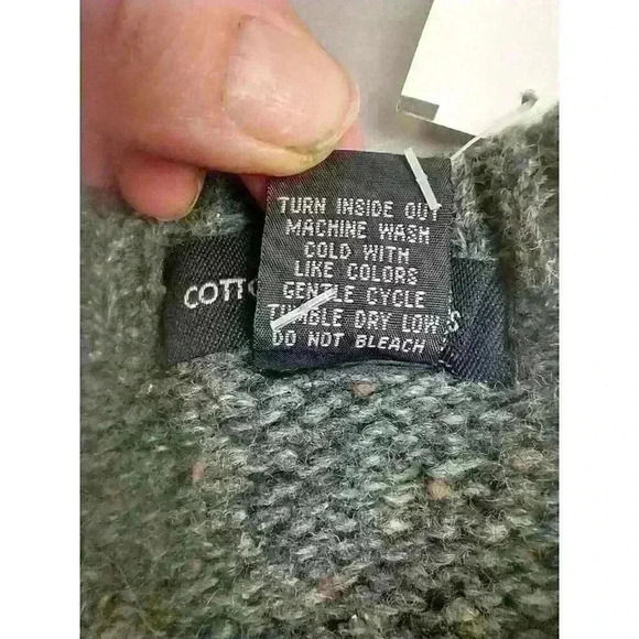 Cotton Traders Men's Sweater Size XL Wool Blend Elbow Shoulder Patch Pullover - Picture 5 of 8